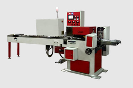 Inverted Horizontal Flow Wrap Machine